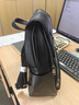 薈妮頭層牛皮雙肩包女真皮韓版休閑時(shí)尚大容量女包包軟皮女士旅行背包 黑色-真皮防滑肩帶 曬單實(shí)拍圖