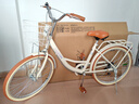 飛鴿（FLYING PIGEON）自行車成人通勤車自行車學(xué)生單車成人自行車通勤自行車女士自行車 高配奶油米|6速|(zhì)輻條輪+禮包 24寸適合150-170cm 曬單實(shí)拍圖