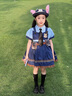 G.DUCKKIDS兔子警官衣服兒3童春秋cos服女寶寶連衣裙朱迪洛麗塔女2童公主裙5 裙子短褲領(lǐng)帶 100 cm 曬單實拍圖