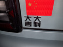 適用于大吉大利蘭博吉利圖個繽瑞博越L帝豪熊貓遠景星瑞尾標車貼 大大【亮銀色】 曬單實拍圖