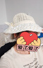 妙奕嘉防曬帽女遮陽(yáng)帽女士夏季2025年新款帽子時(shí)尚洋氣漁夫帽草帽沙灘帽 米色蕾絲小碎花蝴蝶結草編帽 曬單實(shí)拍圖