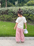 巴帝巴帝夏季嬰幼兒童防蚊褲純棉運(yùn)動長褲男女寶寶童裝  圓圓小兔 120 曬單實拍圖