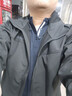 探路者（TOREAD）峰行軟殼衣外套戶(hù)外運動(dòng)保暖專(zhuān)業(yè)防風(fēng)夾克徒步登山服 黑色 XXL 曬單實(shí)拍圖