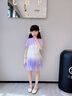 小豬彼特女童蛋糕裙夏季薄款兒童2025新款夏裝短裙大童半身裙網(wǎng)紗蓬蓬裙子 4398紫色【防走光內(nèi)襯】 130 cm 曬單實(shí)拍圖