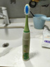 易簡(jiǎn)（yijan）兒童電動(dòng)牙刷3-6-10-12歲充電式聲波全自動(dòng)小學(xué)生寶寶軟毛牙刷綠 曬單實(shí)拍圖