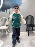 G.DUCKKIDS兒童裝男童春裝外套春秋款2023新款男孩連帽衛衣開(kāi)衫中大童棒球服 黑色 120 (建議身高110cm  6-7歲)cm 曬單實(shí)拍圖