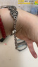 表帶哥適用蘋果手表表帶S10手鏈鏈條女士 夏天夏季透氣apple watch S9/iwatch series貓爪彎片鏈?zhǔn)奖礞?曬單實(shí)拍圖
