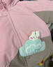 巴拉巴拉童裝寶寶羽絨服嬰兒外套冬季兒童上衣防水可愛(ài)萌男童女童 夢(mèng)幻粉60311-白鴨絨 100 cm 曬單實(shí)拍圖