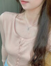 DRIG鉆石銀項(xiàng)鏈女2025新款莫桑鉆精致輕奢小眾高感級(jí)送女朋友生日禮物 一克拉雪花項(xiàng)鏈+精致品牌禮盒 曬單實(shí)拍圖