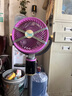美的（Midea）電風(fēng)扇空氣循環(huán)扇暴風(fēng)驅蚊落地扇家用大風(fēng)力輕音凈化扇 紫色【驅蚊款】雙重抗菌+智能語(yǔ)音+10米送風(fēng) 曬單實(shí)拍圖