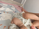 巴拉巴拉寶寶連體衣嬰兒哈衣爬服女童夏裝甜美時尚新穎精致氣質(zhì)萌 白綠色調(diào)00414 80cm 曬單實拍圖
