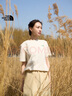 北面（The North Face）【都市經(jīng)典系列】短袖T恤小熊 情侶款男女戶外圓領(lǐng)25年夏季8F5R QLI/米白色 L /175 曬單實(shí)拍圖
