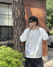 回力衛(wèi)衣男連帽春秋重磅寬松青少年卡通ins百搭秋季套頭外套男士帽衫 白色(大星星鯊胸右下標(biāo)) L /175(回力潮牌 品質(zhì)保障) 曬單實(shí)拍圖