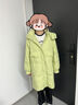 （反季清貨）2025冬季新款寬松小個子羽絨服女韓版連帽外套 淡綠 S 曬單實拍圖