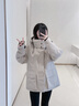 高梵風(fēng)殼5.0黑金鵝絨服羽絨服25新款顯高顯瘦女冬季連帽收腰短外套 鎏金1號 S 曬單實(shí)拍圖