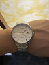 陹天梭劼瑞士認證新款手表男士機械表真鉆商務(wù)防水名牌進(jìn)口通用男表 鋼帶款本色白面 曬單實(shí)拍圖