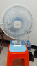 美的（Midea）臺(tái)式電風(fēng)扇七葉柔風(fēng)輕音臥室宿舍廣角遠(yuǎn)距交流定頻臺(tái)扇辦公室桌面節(jié)能省電搖頭小型電扇 FGAU40D 曬單實(shí)拍圖