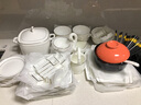 漢茗高級感景德鎮(zhèn)骨瓷碗盤餐具整套家用喬遷送禮陶瓷碗碟筷套裝簡約 釉下彩80件套丨配高檔錦盒 曬單實拍圖