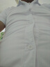 柏銘臣短袖襯衫男夏季新款商務(wù)正裝抗皺免燙純色修身寬松職業(yè)襯衣男士 白色＋白色 XL 【建議105-120斤左右】 曬單實(shí)拍圖