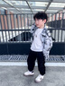 泰蘭尼斯311秋季新款兒童幼兒園室內鞋男女板鞋軟底女寶寶休閑鞋白/黑29 曬單實(shí)拍圖