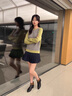 VOIC短靴女春秋新款粗跟單靴軟底軟面百搭后拉鏈優(yōu)雅馬丁靴 黑色【單里】 37 曬單實拍圖