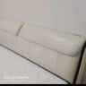 慕思（de RUCCI）床雙人床皮床主臥大床真皮床輕奢實(shí)木框架臥室婚床皮藝床 戀懷 內(nèi)嵌款(深米色)+155床墊 1800*2000 曬單實(shí)拍圖
