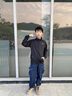 安德瑪（Under Armour）兒童童裝外套秋冬季舒適休閑百搭立領(lǐng)針織運動夾克253313118 黑色 150 曬單實拍圖