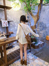 百麗弋沅露腳趾人字涼靴女2025流蘇時尚坡跟內(nèi)增高夾趾羅馬夏日西米亞涼鞋 深棕色 38 曬單實拍圖