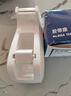 得力（deli）膠帶座小型膠帶切割器大型文具小膠布機膠帶臺膠紙座大號膠帶架膠布架大膠紙臺透明膠膠紙臺 大號藍色-適用膠帶寬22mm及以下-815A 曬單實(shí)拍圖
