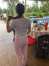 嬌茹妮正肩圓領(lǐng)短袖t恤女裝夏季2025年新款棉修身低基礎款打底衫上衣 灰色 L （98—118斤） 曬單實拍圖