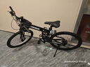 EROADE德國折疊山地自行車男成人青少年學生超輕便攜鋁合金越野變速賽車 黑色【宙馬X4】shimano雙油碟 26寸-適合身高165-180cm 24速 曬單實拍圖