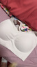 Glambody MAGIC NATURAL LINE云朵無痕內衣女士無尺碼bra一片式胸罩大胸顯小固定杯文胸682368 絨白桃 均碼 （適合 85-130斤） 曬單實拍圖
