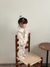 G.DUCKKIDS嬰兒分體套裝純棉春秋款女寶國(guó)潮韓版四季衣服新生兒內(nèi)衣套裝a類(lèi) 16814國(guó)潮小鹿 66 曬單實(shí)拍圖