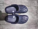CORCS CROCS新款經(jīng)典貝雅洞洞鞋男女情侶涼鞋戶外沙灘拖鞋一腳蹬休閑鞋 深藍色老貝雅 45 =M11 曬單實拍圖
