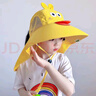 偶森兒童帽子防紫外線(xiàn)夏寶寶遮陽(yáng)太陽(yáng)帽大帽檐男女童親子防曬帽漁夫帽 曬單實(shí)拍圖