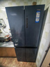 海爾（Haier）冰箱四開(kāi)門(mén)406升鮮派系列十字對開(kāi)門(mén)70CM寬冰箱變頻節能新一級大容量?jì)粑侗ｕr以舊換新補貼 406升星石藍+70厘米寬+精儲母嬰空間 曬單實(shí)拍圖