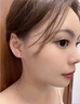 阿瑪哲【七夕好禮】輕奢一周耳釘女生耳環(huán)耳墜耳飾情人節(jié)送女朋友老婆 【璀璨星芒】一周耳釘-玫瑰金色【禮盒套裝】 曬單實(shí)拍圖