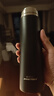 JRINKTEEA日本品牌316不銹鋼保溫杯男士水杯燜茶泡戶外商務(wù)車載大容量雙蓋 新款磨砂黑580ml 曬單實(shí)拍圖