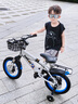 飛鴿兒童自行車(chē)3-4-6-10歲寶寶腳踏車(chē)男孩女孩童車(chē)超輕單車(chē) 【高配減震款】輻條輪 太空銀 14寸【適合95-120CM】 曬單實(shí)拍圖