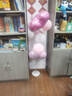 泓衍（HONGYAN）地飄氣球裝飾場(chǎng)景布置兒童周歲幼兒園美少女生日滿(mǎn)月汽球立柱派對 【地飄】愛(ài)心粉色+燈 15個(gè) 曬單實(shí)拍圖