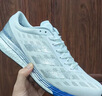 adidas ADIZERO BOSTON 9馬拉松boost專業(yè)競(jìng)訓(xùn)跑鞋男阿迪達(dá)斯   白色/銀色/藍(lán)色   43 曬單實(shí)拍圖