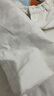 ELLE KIDS童裝 25春夏季女童不易掉色全棉闊腿親膚透氣直筒休閑刺繡牛仔褲 白色 165 （M） 曬單實(shí)拍圖