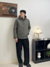 波司登2025年新款沖鋒衣鵝絨羽絨服男短款三合一防風(fēng)防水外套B250331323 松綠色|4199 XL 185/104A 體重約155-170斤 曬單實拍圖