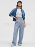 lululemon丨Daydrift? 女士高腰長褲 LW5HIGA 水洗牛仔藍(lán) M 曬單實(shí)拍圖