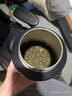 御駕道食品級不銹鋼茶葉罐高級密封儲(chǔ)茶罐金屬罐密封茶桶儲(chǔ)物罐 黑色 100ml 大號（裝1斤左右鐵觀音） 曬單實(shí)拍圖