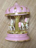 夢(mèng)幻七彩燈光旋轉木馬音樂(lè )盒兒童女孩創(chuàng  )意實(shí)用生日禮物學(xué)生禮品 普通自用原包裝 大號優(yōu)雅粉旋轉音樂(lè )盒(帶燈) 曬單實(shí)拍圖