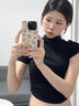 科意威漢堡格紋凱蒂貓適用蘋(píng)果16promax手機殼iphone15pro新款13少女心可愛(ài)保護套14PRO防摔x硅膠卡通x潮 漢堡Kitty格紋BS-元氣殼-白 iPhone 13 Pro 曬單實(shí)拍圖