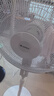 格力（GREE）電風扇家用大風量落地扇立式節(jié)能電扇客廳臥室宿舍搖頭定時空氣循環(huán)風扇臺地兩用排氣扇空調伴侶 【白色】金屬網罩 強風勁涼 可升降經典款 4012 曬單實拍圖