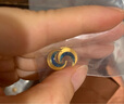金至尊（3D-GOLD)黃金耳釘月亮琺瑯工藝足金耳飾送女友自戴生日禮物計(jì)價(jià) 金重3.52克-多退少補(bǔ)-ZZEG07001722 曬單實(shí)拍圖
