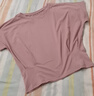 NEVER ME瑜伽服女短袖寬松收褶蝙蝠袖透氣T恤健身跑步運(yùn)動(dòng)上衣夏季 曬單實(shí)拍圖